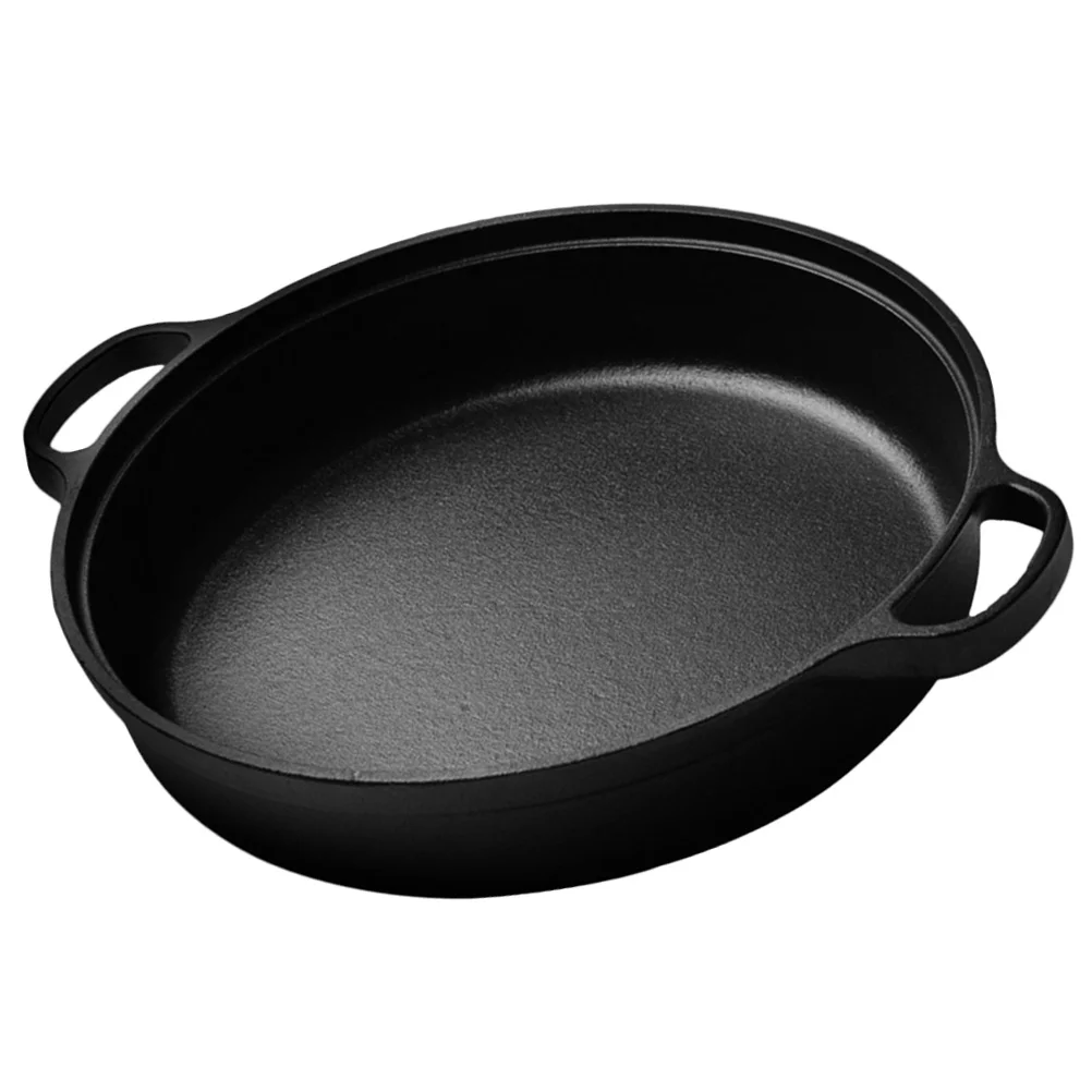 

Wok Griddle Cooking Boiler Pot Iron Pots Japanese Style Hot Cast Camping Cooker Korean for