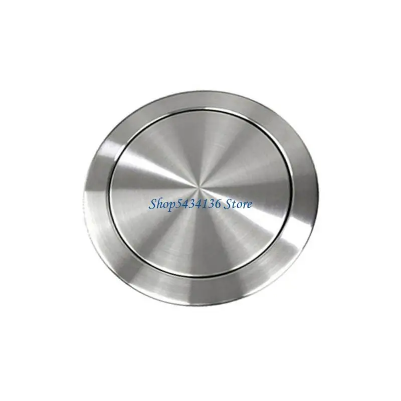 

H7ED Компактный встраиваемый мусорный бак для мусора для кухни, ванной комнаты, столешницы, простая установка с крышкой на 360