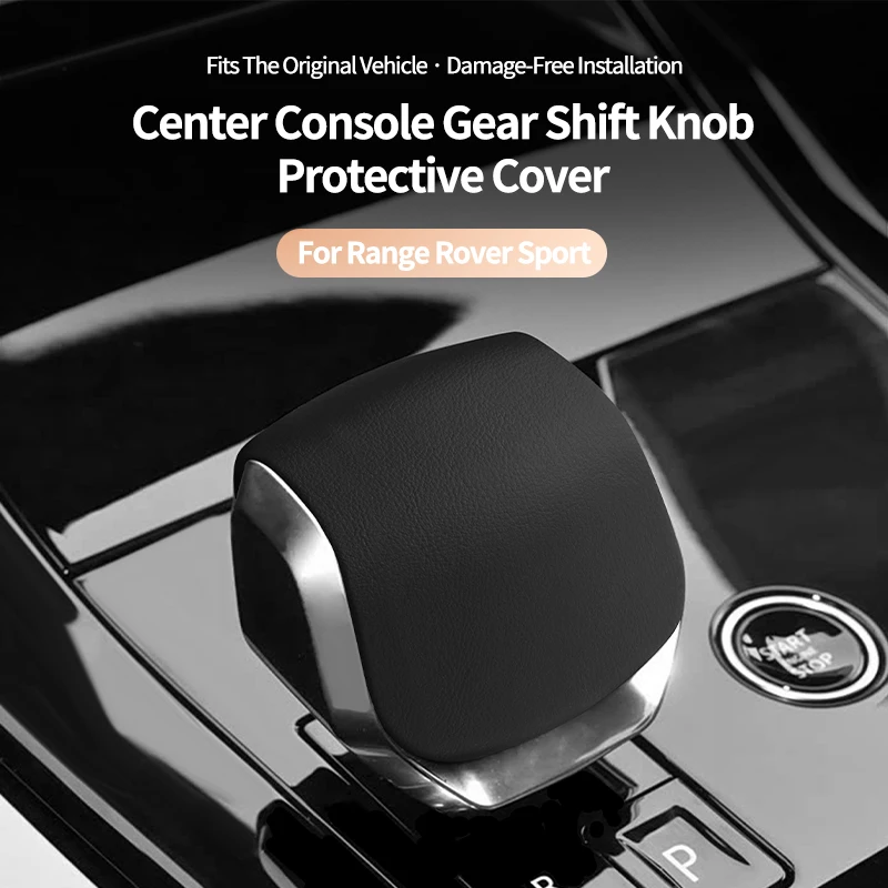 

Original Leather Car Gear Shift Knob Cover Boot For Range Rover (2023-), Land Rover Discovery Sport, Range Rover Evoque (2024-)