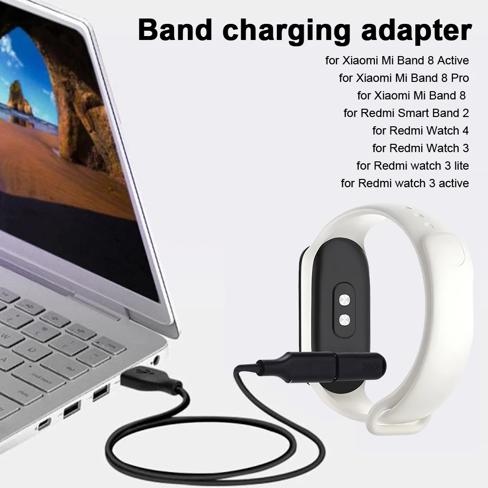 USB-C Female To for Xiaomi Watch Male Adapter Type C To Charging Adapter 90 Degree Charging Adapter for Xiaomi Mi Band 8 Pro/8