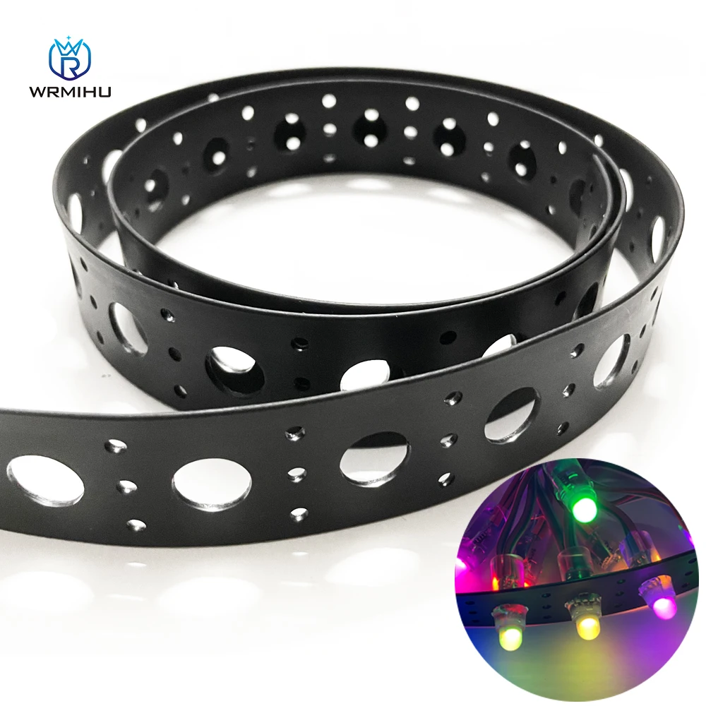 1m  5m 10m 50m DIY Design Band Flexible Tape Build Christmas Tree Mount Strip Belt Rope For 12mm LED Pixel String Module Light