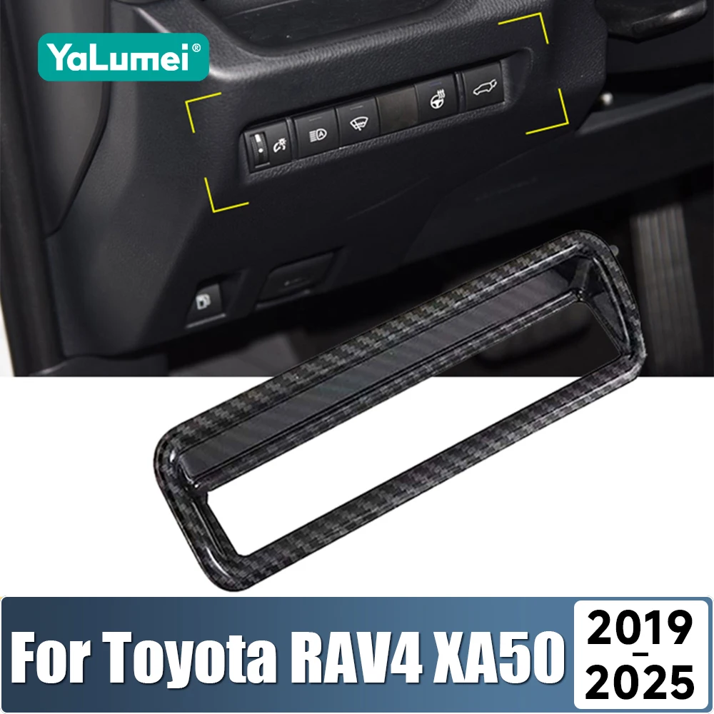 Für Toyota RAV4 XA50 2019 2020 2021 2022 2023 2024 2025 RAV 4 Hybrid ABS Auto Scheinwerfer-Einstellknopf Zierblende Zubehör
