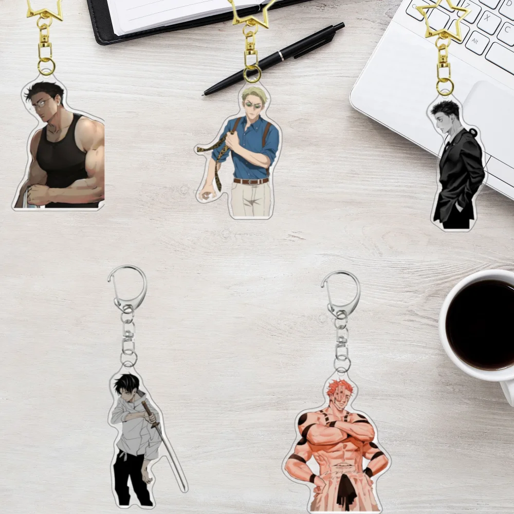 

Брелок для ключей по аниме JJK: Рёмен Сугуру, Чосо, Хигурума Хироми, Тоудзи Фушигуро – Подвеска для рюкзака, коллекционный подарок, игрушка