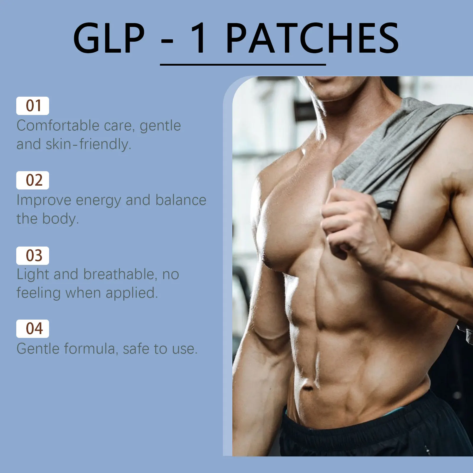 

Glutathione Transdermal Patches Activate Body Energy Detox Enhance Concentration Immunity Anti Fatty Liver Cleaning Care Sticker