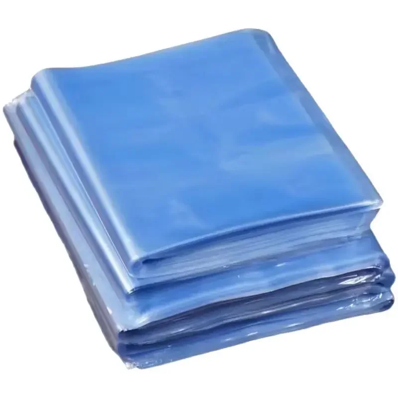 32-36cm Wide PVC Heat Shrink Bag Use Hot Fan Large Transparent Plastic Shoe Film Cylindrical Packaging Sealing Shrink Membrane