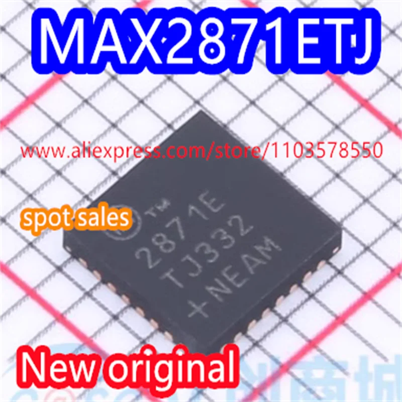 

(1PCS) New original MAX2871ETJ+T MAX2871ETJ MAX2871 2871E packaged QFN32 high-performance frequency synthesizer IC chip