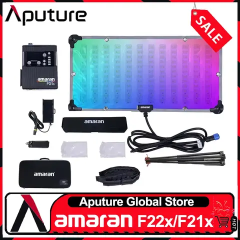 Amaran F21x / F22x 이중 색상 LED 유연한 패브릭 조명 Amaran F22c /F21c Aputure의 스튜디오용 초경량 사진 램프