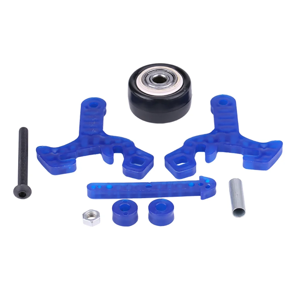 High Speed RC Monster Car Accessory Set - Plastic Metal Wheelie Bar Anti-Roll Wheel for HSP 94108 94111 94188 110 Scale