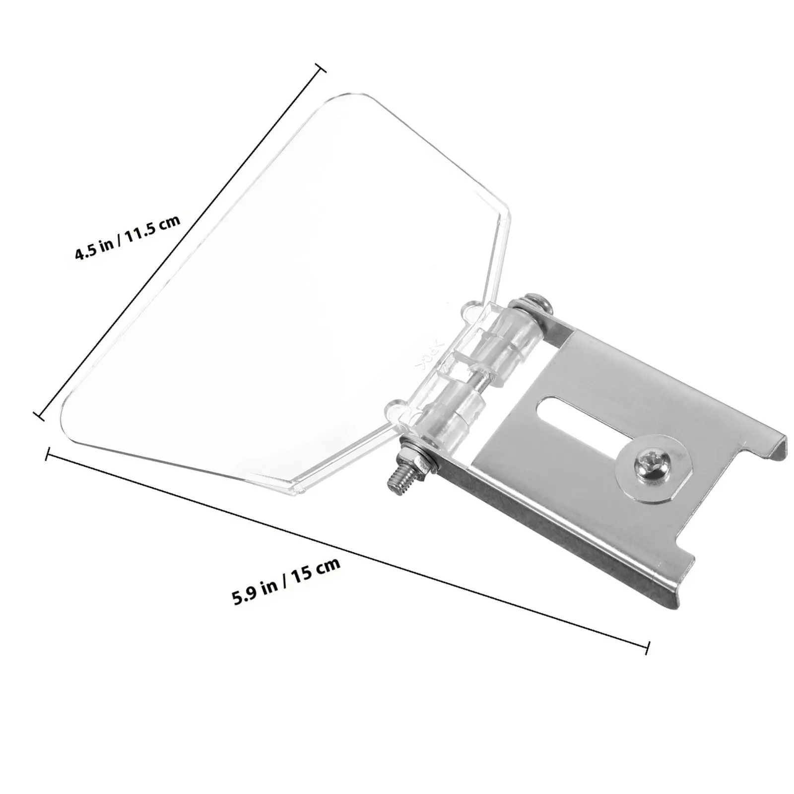 2Pcs Bench Eyeshield Stainless Steel ABS Wear Resistant Eye Shield Guard Shield Kit Compatible with Bench Grinder Protection