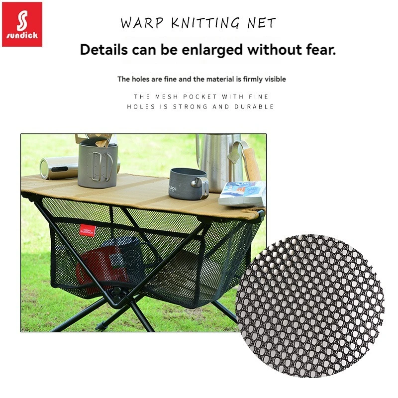 

Folding Table Storage Bag, Camping Table Mesh Fabric, Barbecue, Picnic, Lightweight Table Accessories