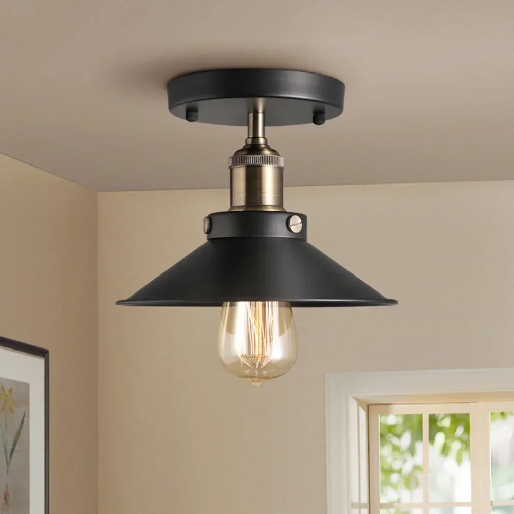 Vintage Pendant Light Simplicity Retro Chandelier Loft  Lamp E27 Base Industrial Hanging  Edison Home ing for Living Room