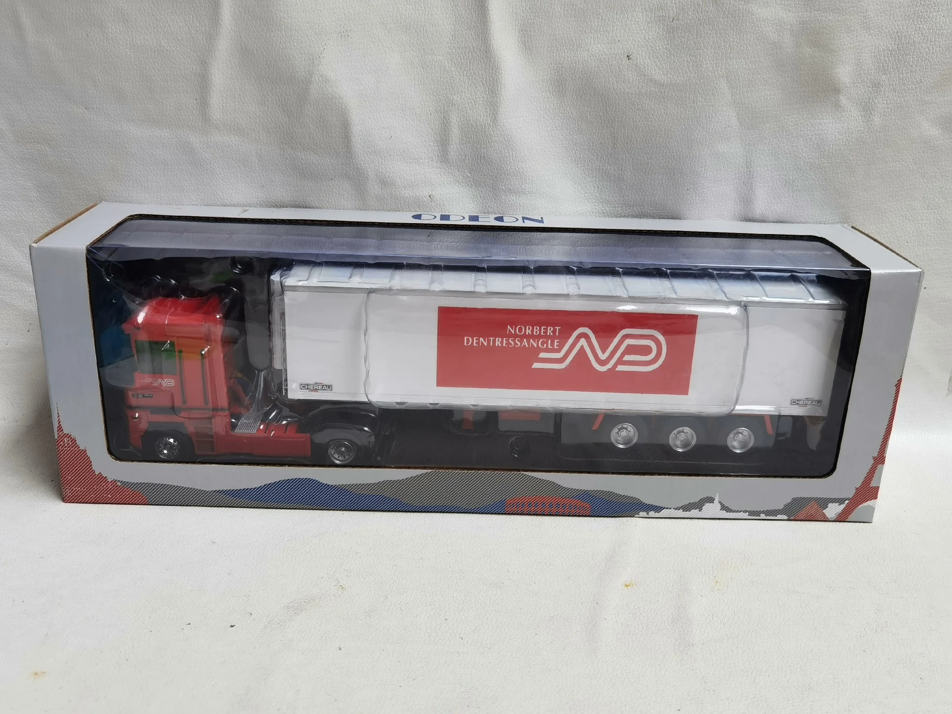 ODEON Diecast 1/43 Scale RENAULT MAGNUM Container Truck Front Alloy Carriage Large Beam Alloy Carriage Plastic N4Alloy Car Model