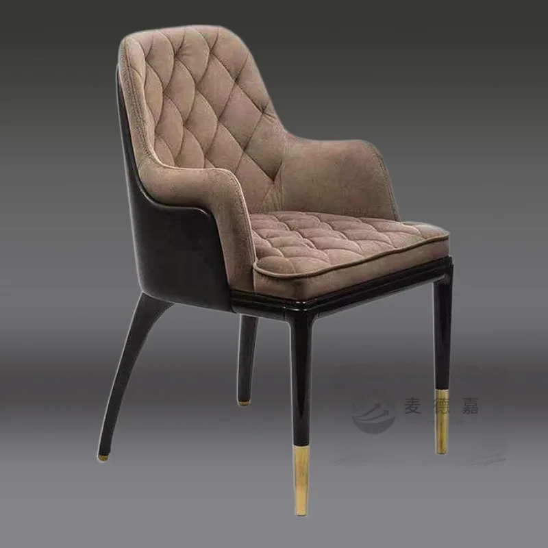 Nordic Bentley Esszimmerstuhl, leichter Luxus, einfache High-End-Make-up-Rückenlehne