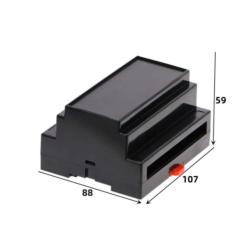 Nuovo modulo barriera di isolamento alloggiamento del trasmettitore alloggiamento dello strumento plastica 88x107x59mm 4-03