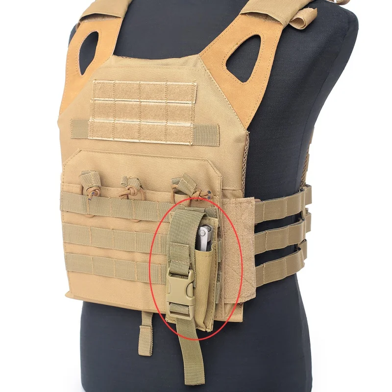 Tactical Molle Belt Pouch Single Pistol Magazine Pouch Knife Flashlight Sheath Holder Airsoft Hunting Ammo Bag Pouch Carrier