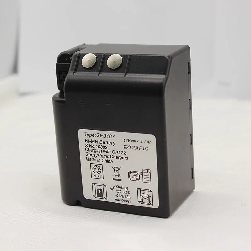 

GEB187 Battery NiMH 12V 2.1Ah Compatible For Leic TPS1000 TCA1800 TC2003 total station Surveying Instrument Replacement Battery