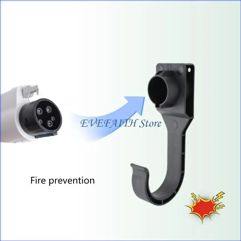 

124B для типа 2 типа 2 EVSE J1772 EV Зарядное устройство для зарядки электромобиля Держатель для зарядки кабеля съемки съемки