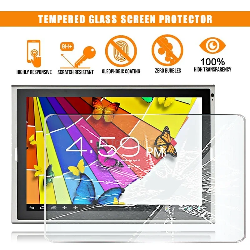 For CHUWI Vi10 Ultimate Tablet Tablet Tempered Glass Screen Protector Scratch Resistant Anti-fingerprint HD Clear Film Cover