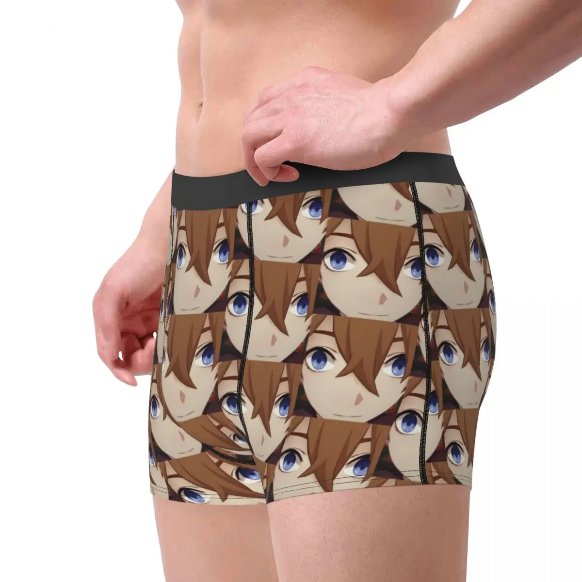 Tartaglia Childe Genshin Impact Underwear Male Sexy Printed Custom Anime Game Boxer Shorts Panties Briefs Breathbale Underpants