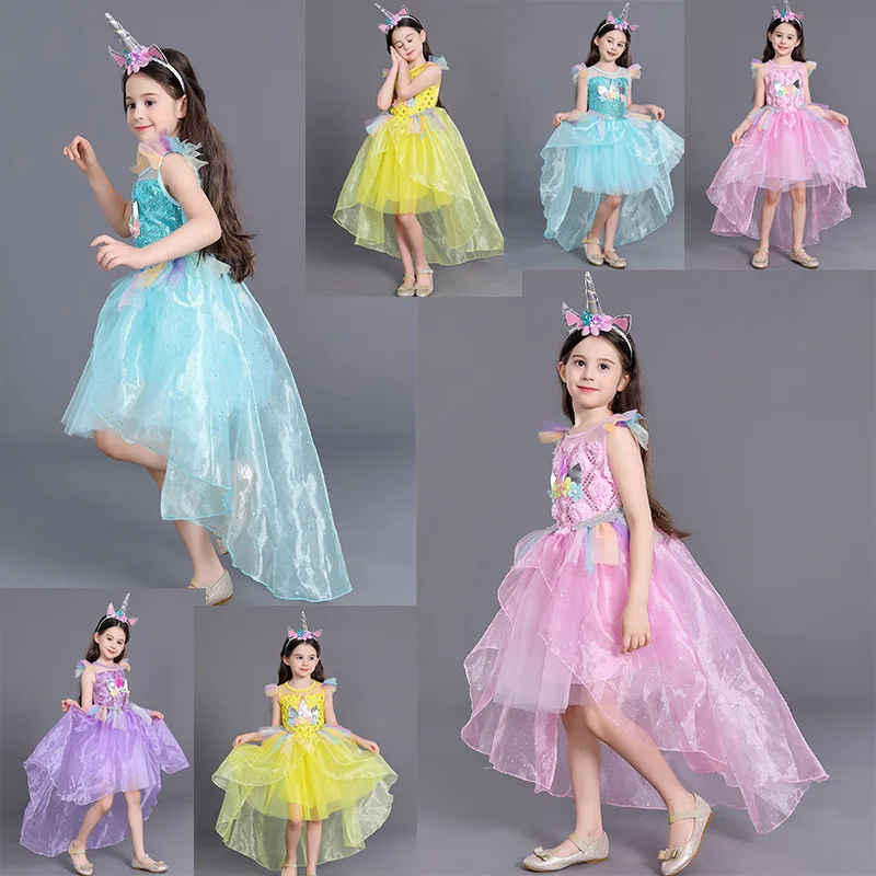 The new girl Tianma unicorn gauze tutu Halloween birthday dress dress pony princess dress My Little Pony Twilight Sparkle party