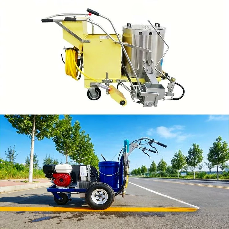Road Marking Machine Reliable Precision Markings with Sturdy Wheels Smooth Operation Airport Runway Marking Customized Hot Sale