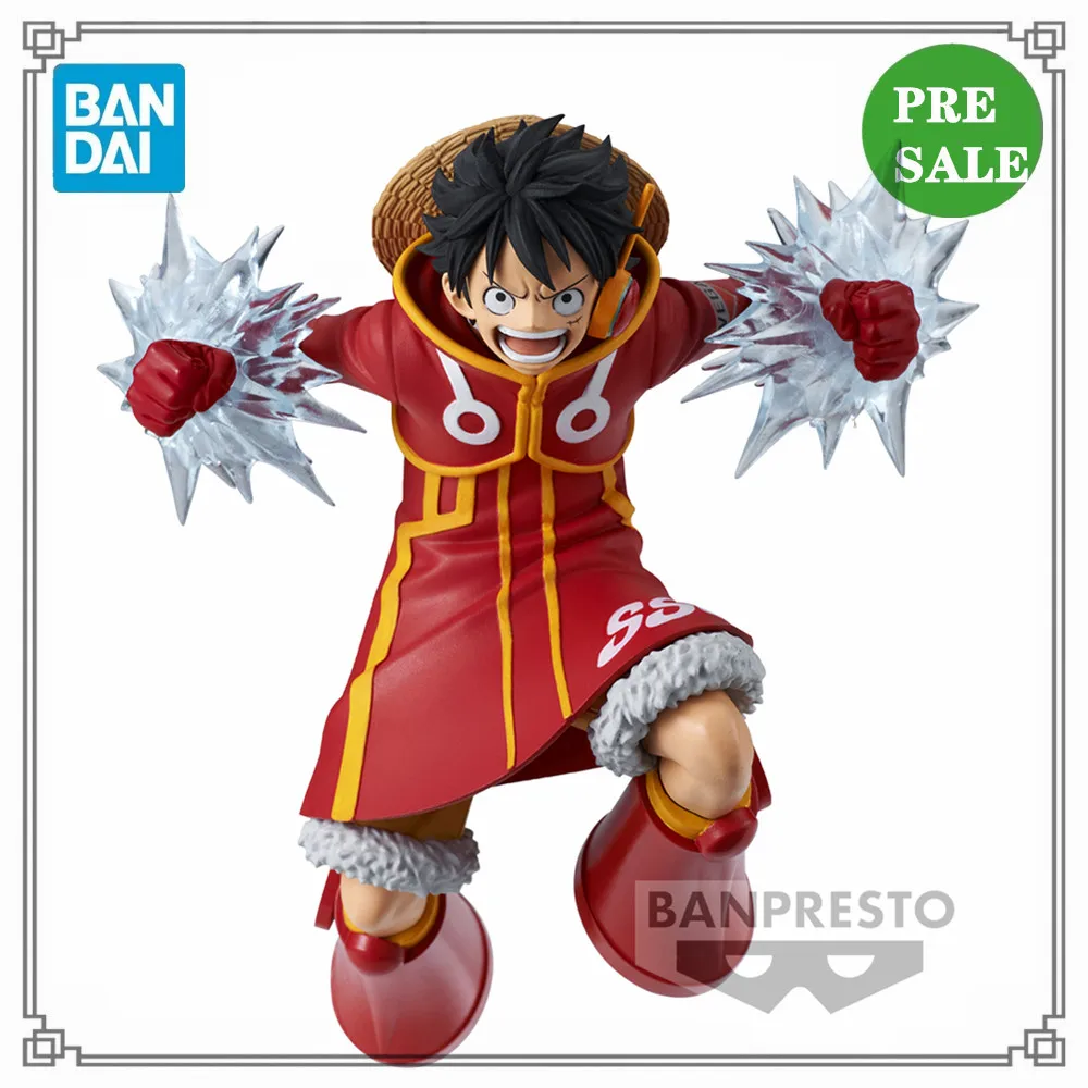 

Original Bandai BATTLE RECORD COLLECTION Monkey D Luffy BRC Anime One Piece Action Figure PVC Toys for Children Model Doll 14CM