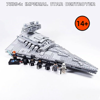 MINISO Disney 1555Pcs 75394 Imperial Star Destroyer Buidling Blocks Spce Wars Model Bricks Toys For Kids Adults Christmas Gifts