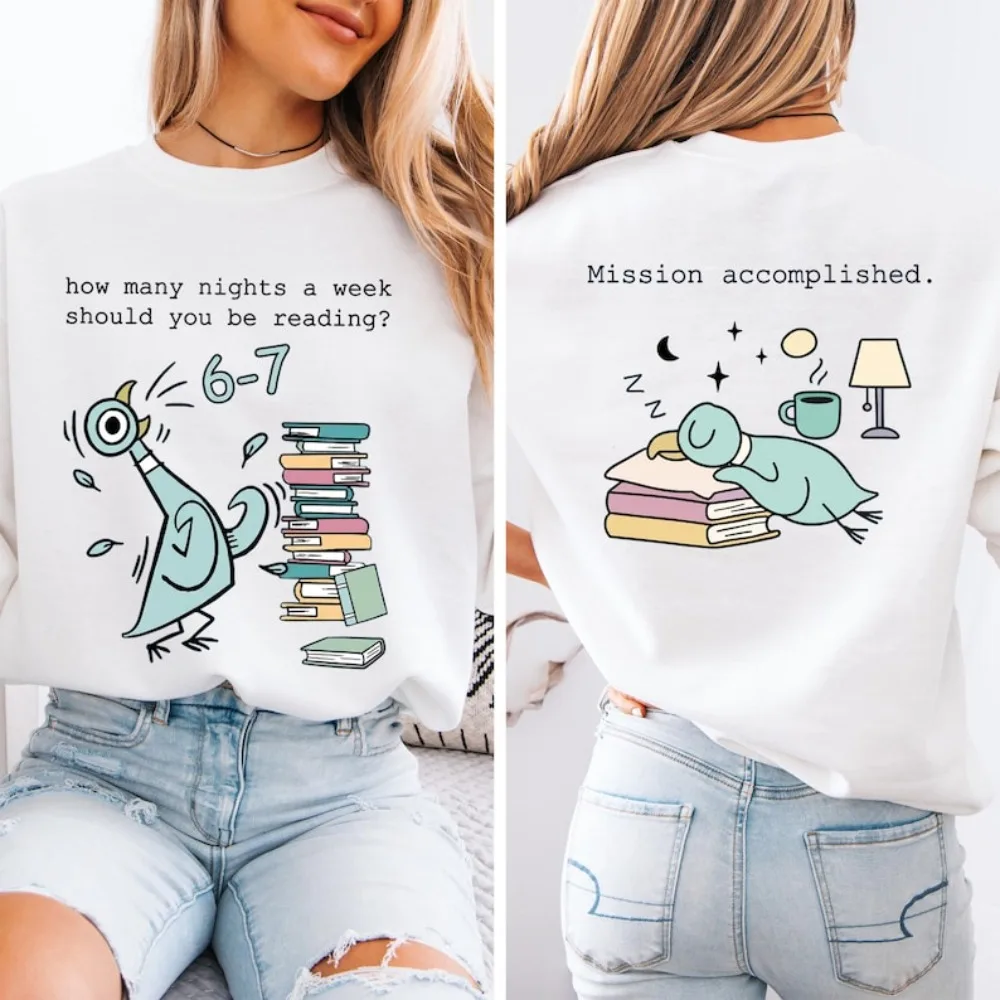 كم ليال في الأسبوع يجب أن تكون قراءة 6-7 البلوز رياض الأطفال المعلم هدية قميص التصميم الإبداعي المرأة تي شيرت غير رسمي