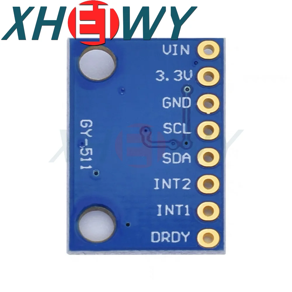 โมดูล GY-511 LSM303DLHC ระบบ E-เข็มทิศ3แกนเครื่องวัดความเร่ง + โมดูลเครื่องวัดสนามแม่เหล็ก3แกน