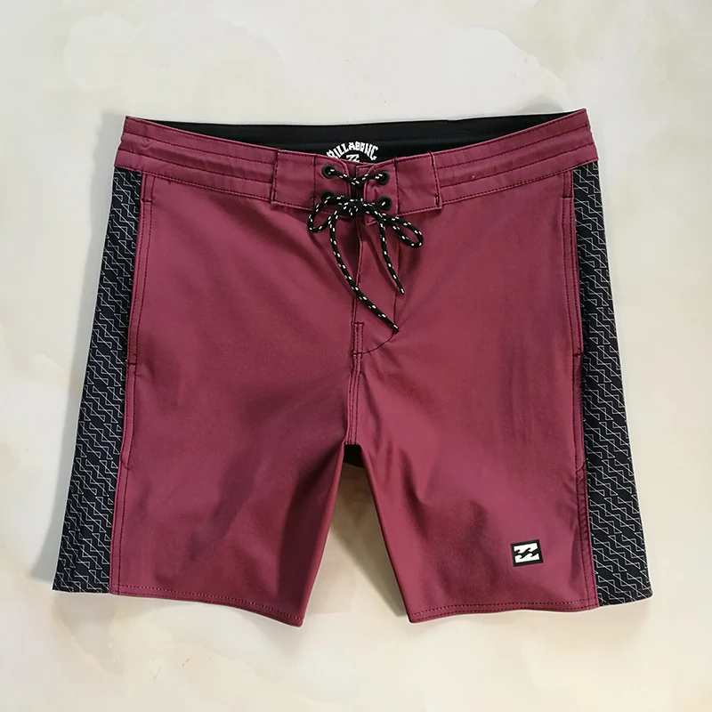 Men's Quick Dry Casual Sports Shorts Beach Pants Surfing Diving Swimming Trunks Lightweight Breathable Polyester Fabric