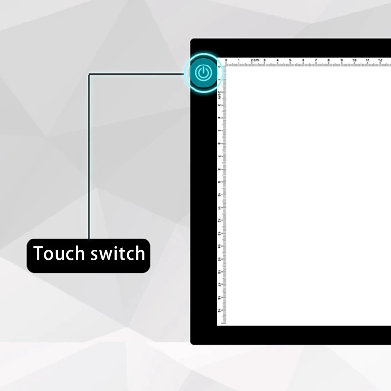 A4 LED Tracer Light Box Slim Light Pad,USB Power Drawing Copy Board Tattoo Tracing LED Light Table per disegnare, schizzi