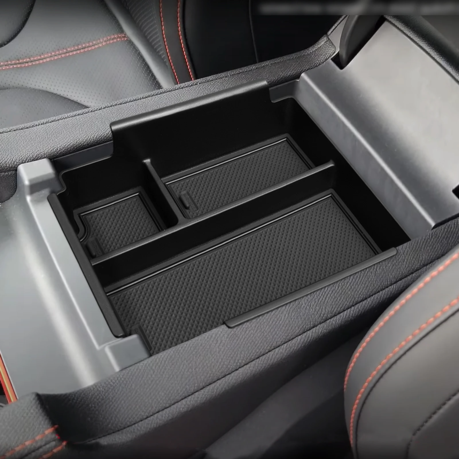 Smabee für BYD Shark 6 2024-2026 Armlehnen-Aufbewahrungsbox/Auto-Getränkehalter/Kabelloses Ladepad mit Schmutzschutz Auto-Zubehör Organizer – Detail 5