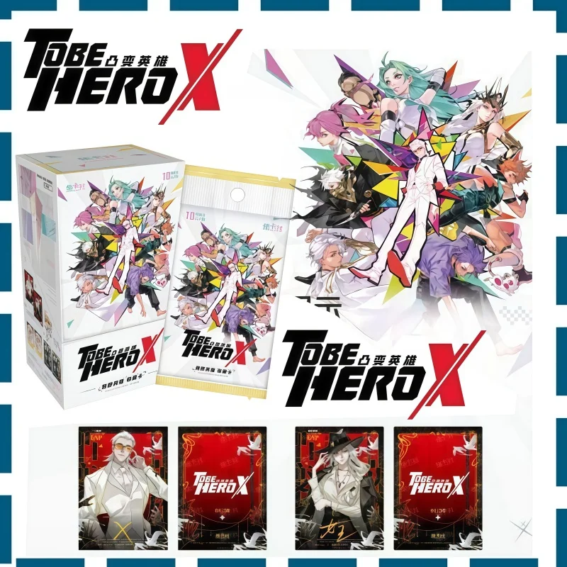 

Original To Be HERO X Card Rare Heroes Limited Edition GSP 01/50 Signed Cards Black Gold Refractive Anime Collection Card Toys