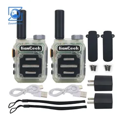 HamGeek-Automatisches Frequenz ausrichtung Walkie Talkie, 8W hohe Leistung, 6000mAh eingebauter Akku, G63