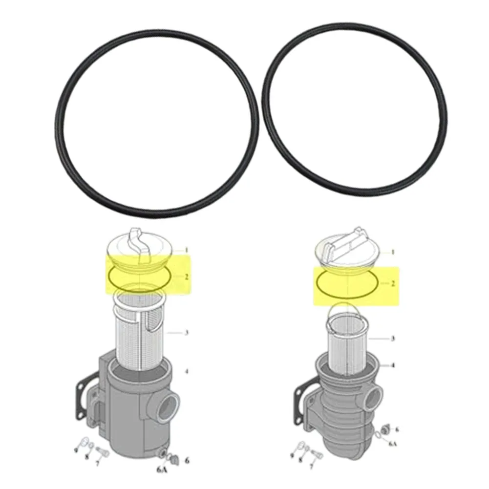 Rubber Shaft Seal Pool Pump O-Rings For Pool Pump Repair Robust Rubber Construction High Temperature Resistance