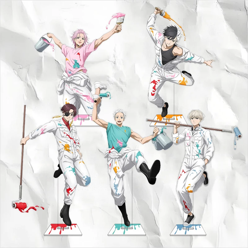 Anime WIND BREAKER Figure Stand Model Keychain Paint Style Psd Enhance charm Birthday Christmas Gift