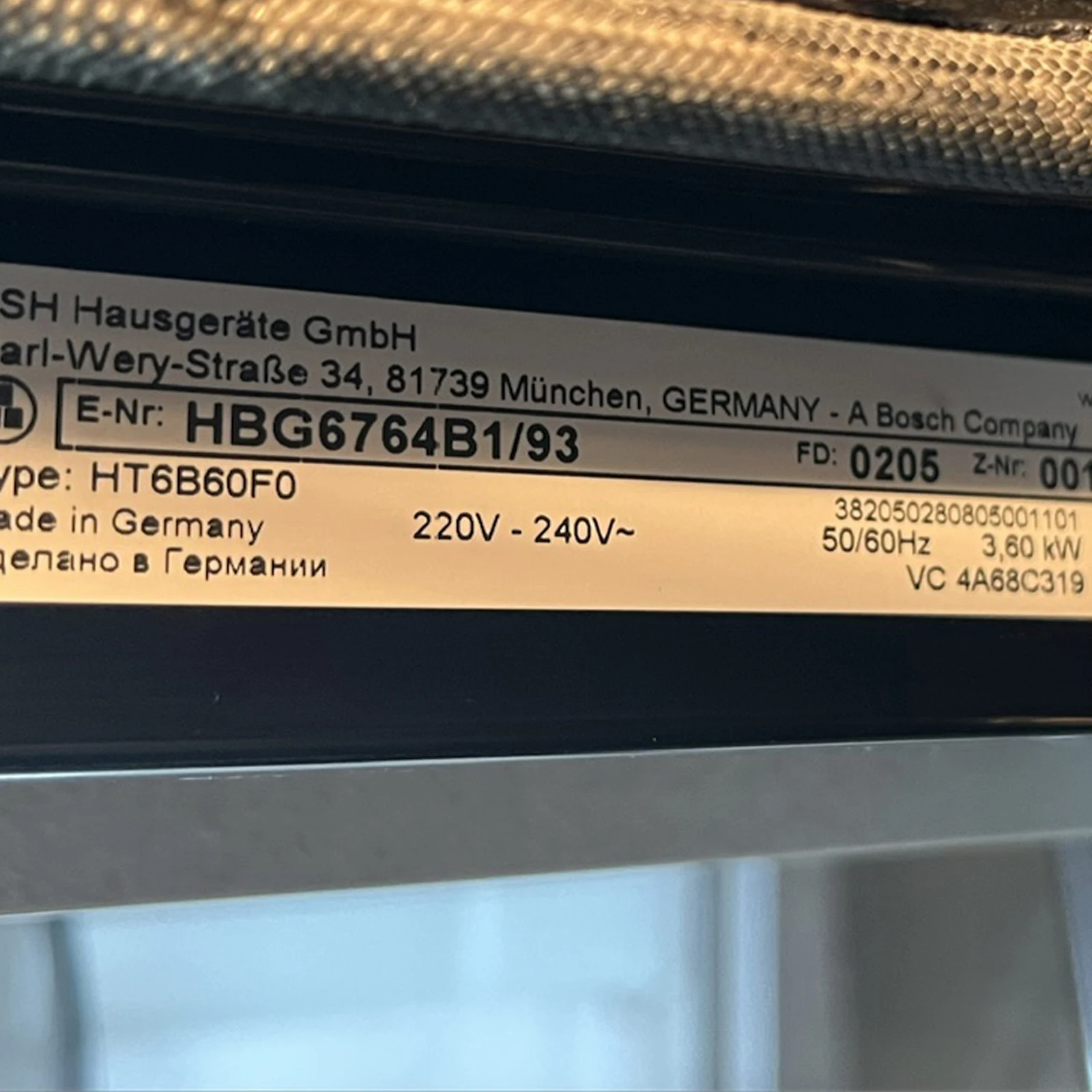 Ekran LCD do piekarnika Bosch HBG6769S1F HBG6769W1F HBG676EB1 HBG676EB6 HBG676ES1 HBG676ES6 HBG676EW1 HBG676EW6, naprawa ekranu dotykowego TFT-LCD — zdjęcie produktu 5