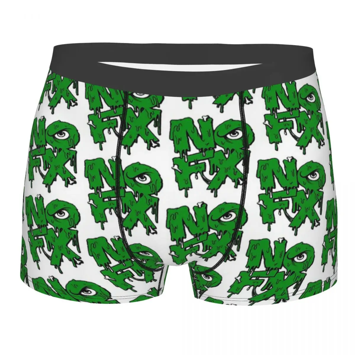 Nofx Logo Essential 2 Men Boxer Briefs Punk Rock Band Highly Breathable Underpants Top Quality Print Shorts Gift Idea