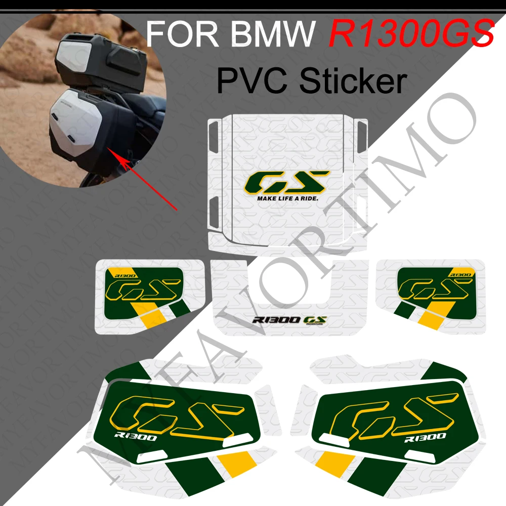 Protector de maletas para BMW R 1300 GS R1300GS, calcomanías para maletas laterales, ADV Adventure 2023 2024c