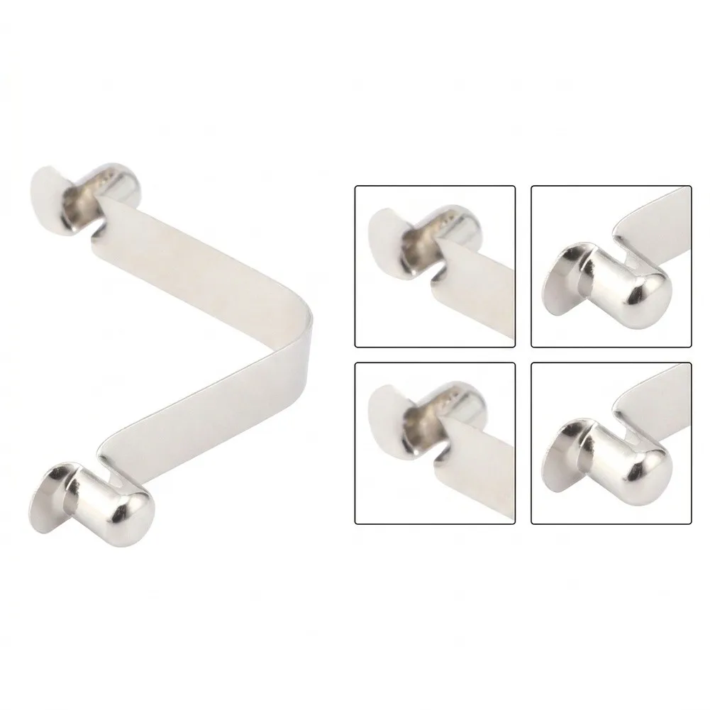 Silver Tent Pole Lock High-strength Steel Material Excellent Elasticity Abrasion Resistant Design For Kayak Paddles