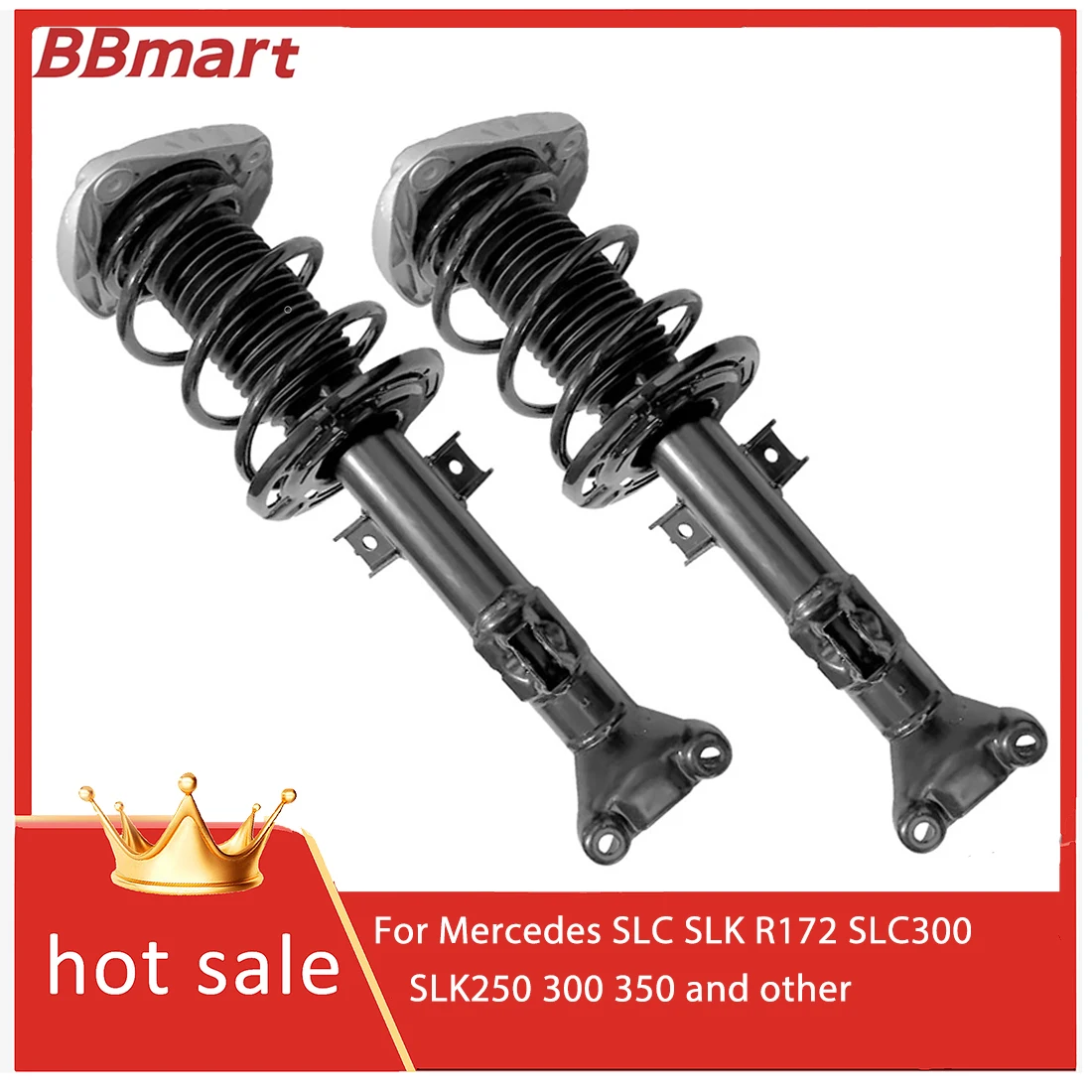 

1723200130 2pcs Front shock absorber for Mercedes SLC SLK R172 SLC300 SLK250 300 350 and other. BBmart.