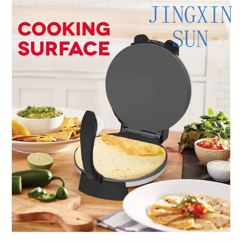 Crepe and Pancake Maker Electric Non-stick Stainless Steel Pancake Maker Portable Chapati and Tortilla Machine