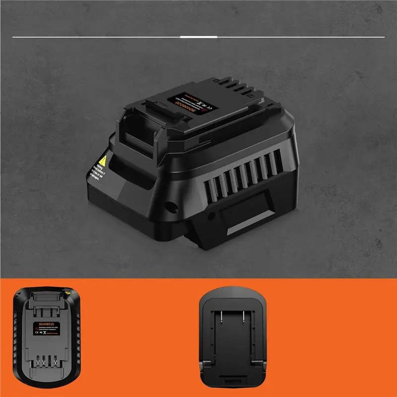 Adattatore batteria Y42A per batteria al litio Black And Decker 40V Converti in lavoro per utensile elettrico a batteria Black And Decker 20V