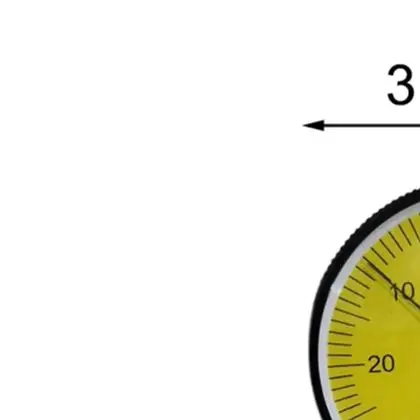 Lever For Dial Indicator 0-0.8mm Range Shockproof Waterproof Metal Body With Dovetail Mount For Machining Inspection Measuring T