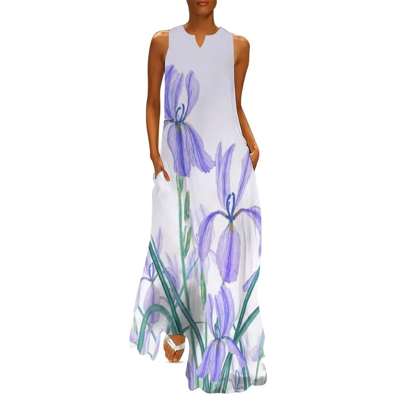 

purple iris arrangement Long Dress dresses for special events Clothing elegant evening dresses for women 2025 Dress