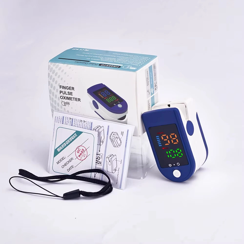 AJC Oximeter Draagbare Vingertop Pulse Bloed Zuurstofverzadiging Monitor LED Display Vingertop Oximeter Testen SPO2