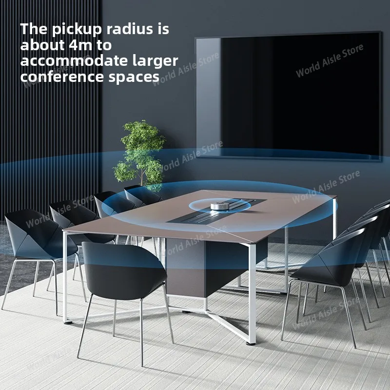 Omnidirectional Microphone Video Conferencing Wireless Connection Suitable for Small and Medium-sized Conference Rooms