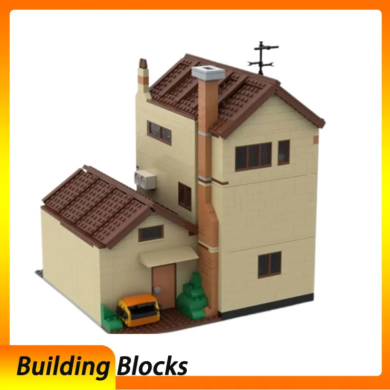 Spot MOC-100451 1384 stücke Haus Kleine Partikel Montage Bausteine Pädagogisches Spielzeug Modell Geschenk Set Ornamente
