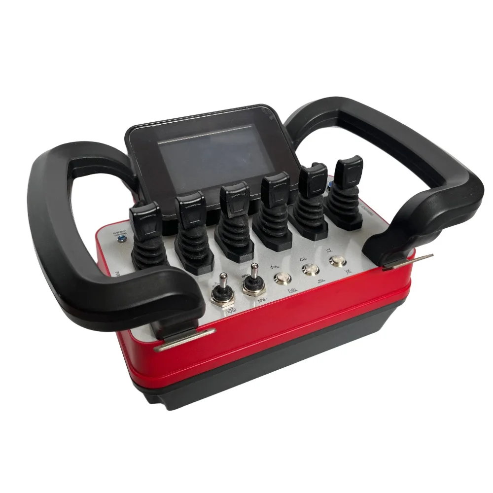 12v 24v Crane Control 6 Joystick Remote Control Transmitter And Receiver 24v