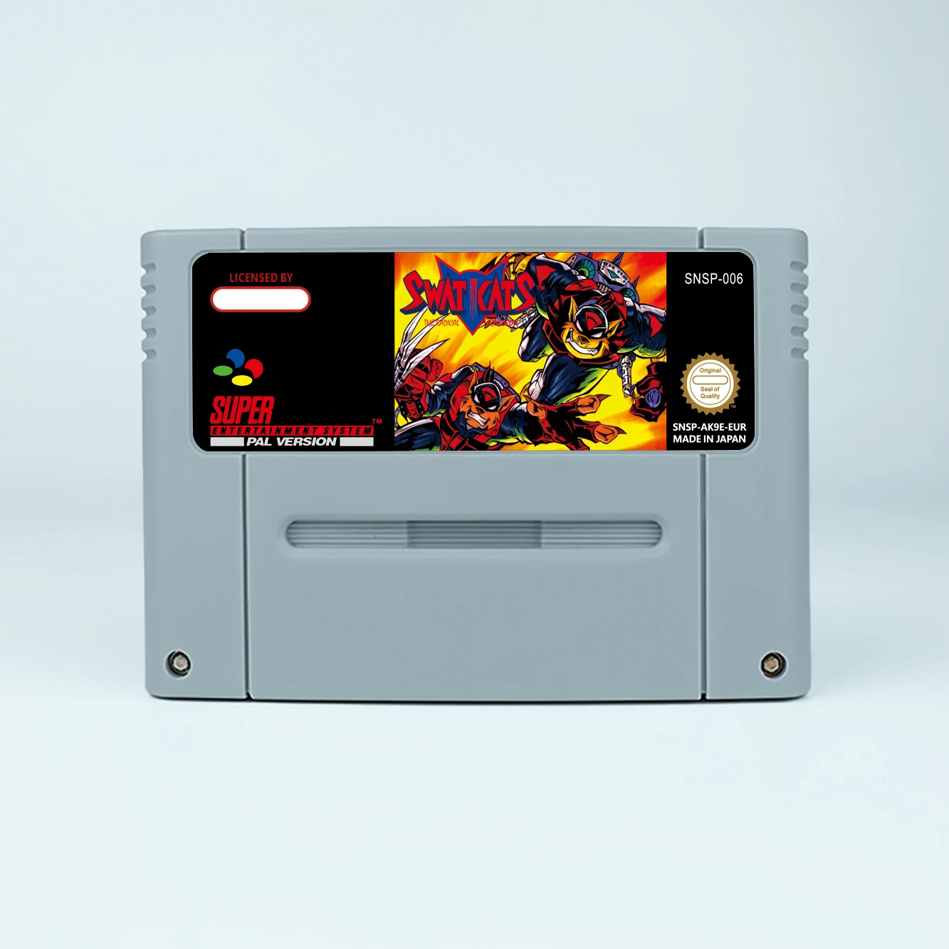 سوات كاتس بطاقة لعبة سرب راديكال ، لوحات المفاتيح 16 بت ، خرطوشة ألعاب الفيديو ، سنس ، بال ، الولايات المتحدة الأمريكية ، نتس